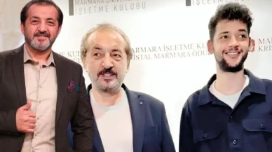 Kristal Marmara Ödülleri kapsamında ödüller sahiplerini buldu! Mehmet Şef, oğluyla birlikte ödül töreninde boy gösterdi.