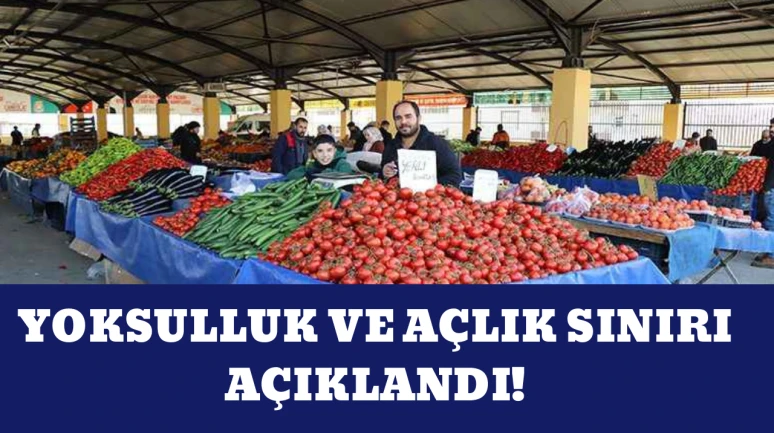 Yoksulluk ve açlık sınırı verileri resmi olarak duyuruldu!